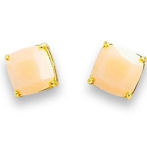 KATE SPADE LIGHT PINK SQUARE STUD EARRINGS  NWT